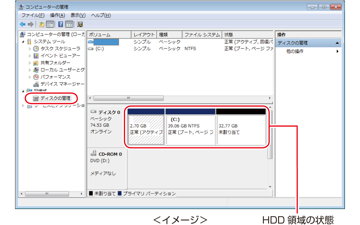 hdd フォーマット コレクション cd